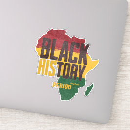 Pegatina Black History Period Africa Map Cultural supporter