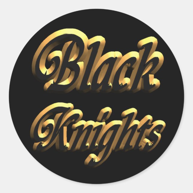 Pegatina Black Knight 3- (Anverso)