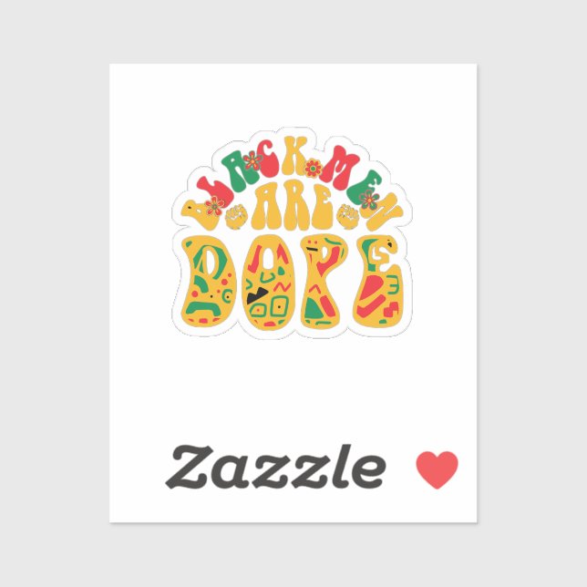 Pegatina black_men_are_dope_02 (Hoja)