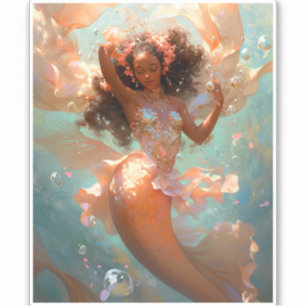 Pegatina Black Princess Fantasy Art