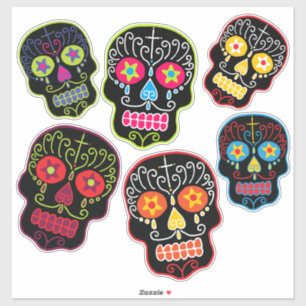 Pegatina Black Sugar Skulls