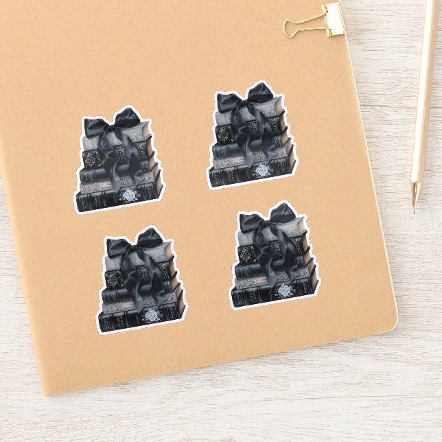 Pegatina Black & White  Su próximo capítulo Despedida de so (Cuaderno)