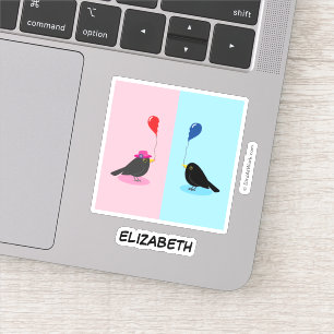 Pegatina Blackbird encuentra tu otra mitad