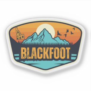 Pegatina Blackfoot, Idaho