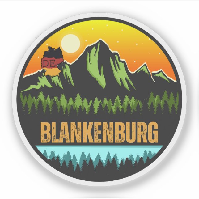 Pegatina Blankenburg, Alemania (Anverso)