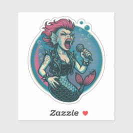 Pegatina Blaring Vinyl Siren