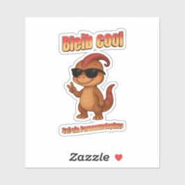 Pegatina Bleib Cool – Be a Parasaurolophus Aufkleber