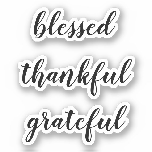Pegatina blessed stickers (Anverso)