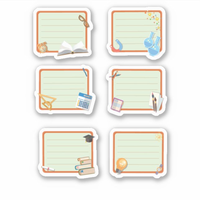 Pegatina bloc de notas (Anverso)