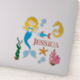 Pegatina Blond Mermaid Sea Pack