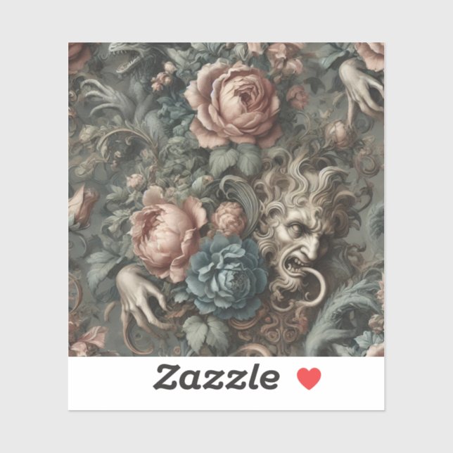 Pegatina Blood Shadows Ritual – Gothic Victorian (Hoja)