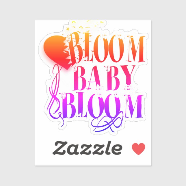 Pegatina Bloom Baby Bloom – Boss Babe Edition Vinyl Sticker (Hoja)