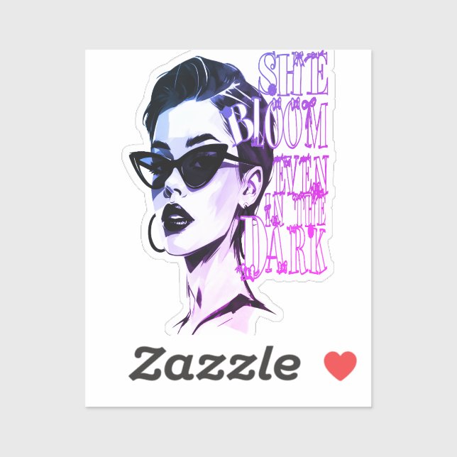 Pegatina Bloom Baby Bloom – Monochrome Strength Edition  (Hoja)