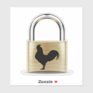 Pegatina Bloqueado en la castidad