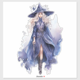 Pegatina Blu Witch