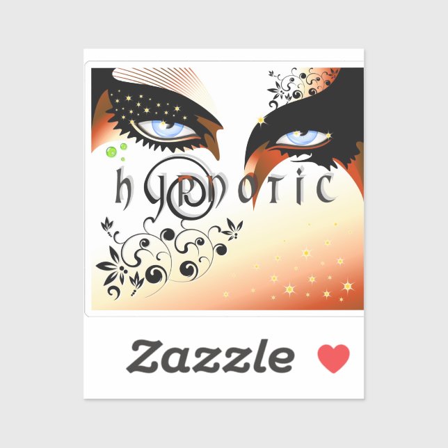 Pegatina Blue Eyes Fashion Make Up (Hoja)