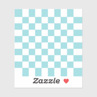 Pegatina Blue Harmony Checkerboard