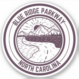 Pegatina Blue Ridge Parkway Scenic Byway Virginia Norte C
