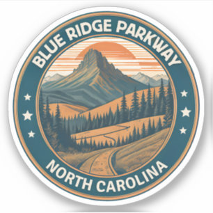 Pegatina Blue Ridge Parkway Scenic Byway Virginia Norte C