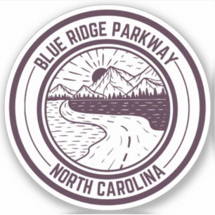 Pegatina Blue Ridge Parkway Scenic Byway Virginia North C