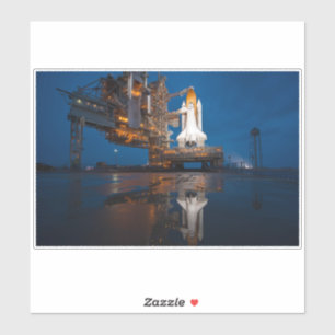 Pegatina Blue Sky for Space Shuttle Atlantis Launch