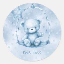 Pegatina Blue Teddy Bear