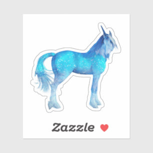 Pegatina Blues de Unicorn