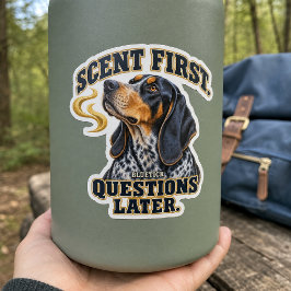 Pegatina Bluetick Coonhound Olor Primero