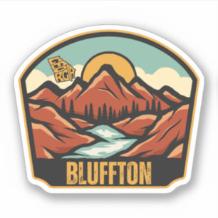Pegatina Bluffton, Georgia