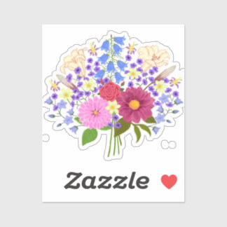 Pegatina Blumenstrauss Custom Cut Sticker
