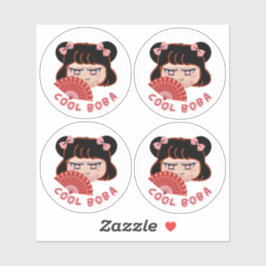 Pegatina Boba de Guay - Paquete de 4