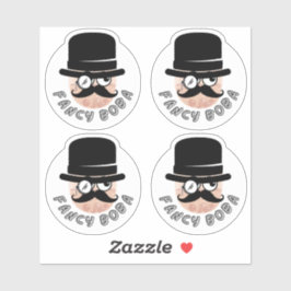 Pegatina Boba de moda - Paquete de 4