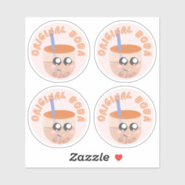 Pegatina Boba original - Paquete de 4