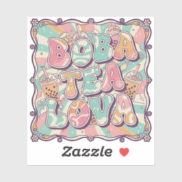 Pegatina Boba Tea Lova