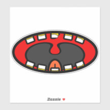 Boca de dibujo animado riendo loca