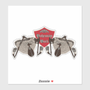 Pegatina bock bohemio - Bagpipes de checo