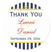 Pegatina Boda de desplazamiento de franjas amarill