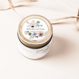 Pegatina Boda floral moderna