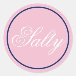 pegatina Boda "Salty" - Rubor Pink/Navy