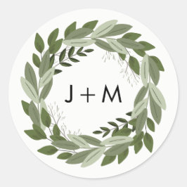 Pegatina boda Sprigs