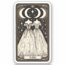 Pegatina Boda Tarot Brides