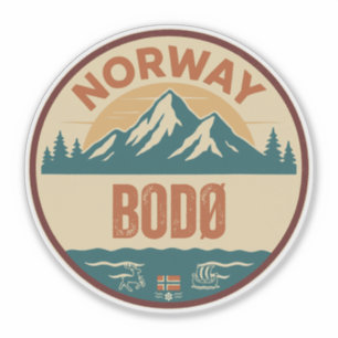 Pegatina Bodø, Noruega Norway
