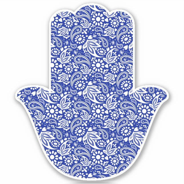 Pegatina Bohemian Motif Hamsa Hand (Anverso)