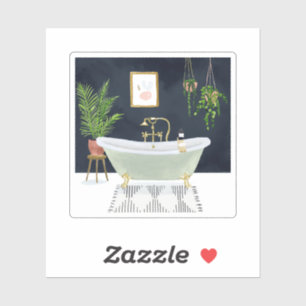 Pegatina Boho Bath I