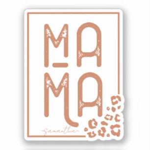 Pegatina Boho Mama ruso