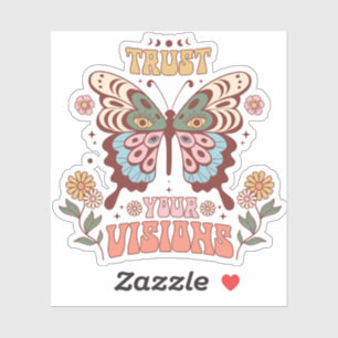 Pegatina Boho Pegatina, confía en tus opiniones