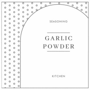 Pegatina Boho puntos pequeños de cocción minimalista Pantry