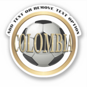 Pegatina Bola de fútbol colombiana