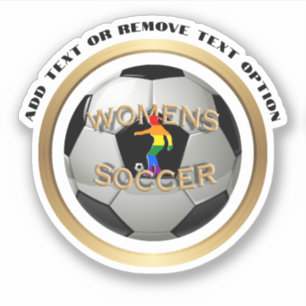 Pegatina Bola de Fútbol Femenina del Orgullo