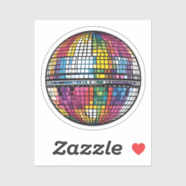 Pegatina bola disco